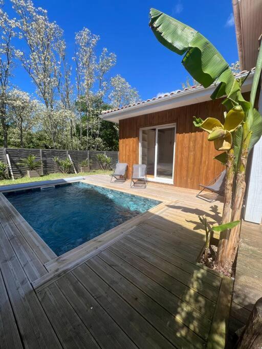 Villa Avec Piscine Proche Du Lac La Teste-de-Buch Esterno foto